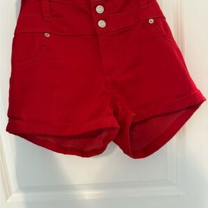 New Women’s Mossimo Red Denim Shorts